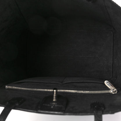 Louis Vuitton Calfskin Lockme Cabas Black 5 of 7