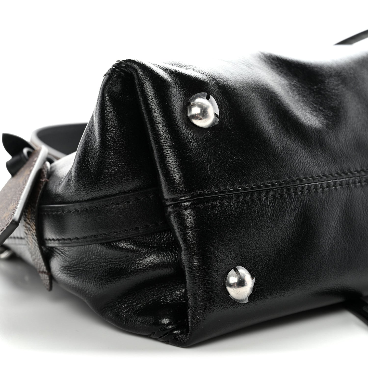 Louis Vuitton Lambskin CarryAll Vibe BB Black 8 of 10