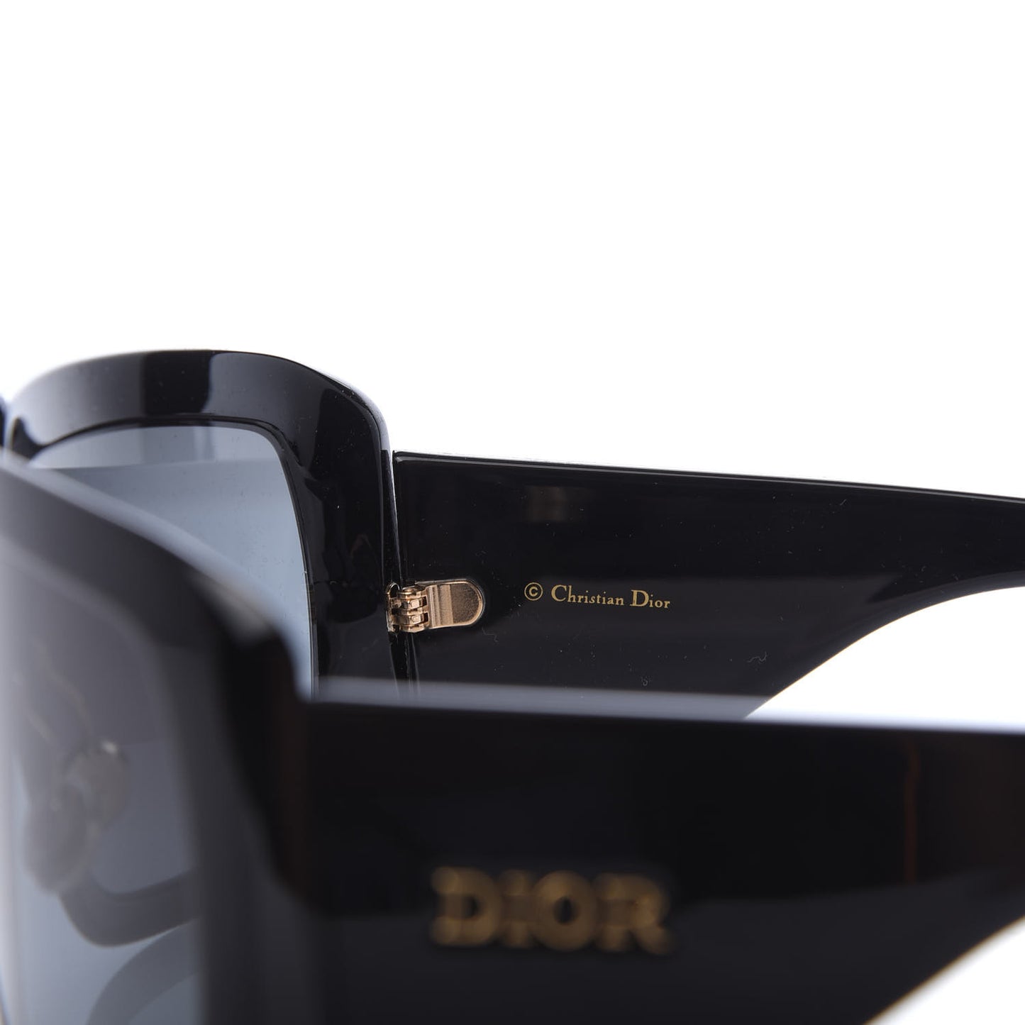 Acetate DiorSo Light 2 Shield Sunglasses Black