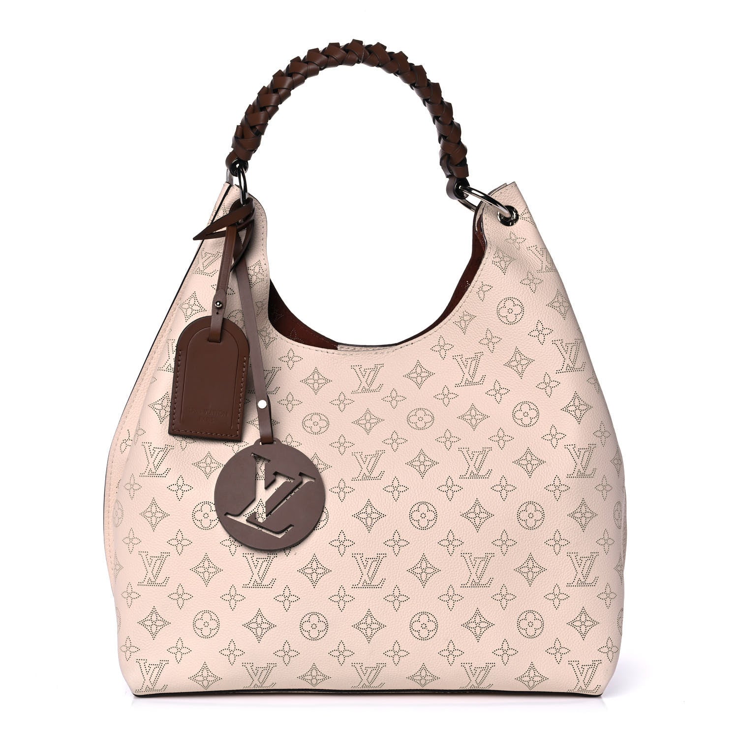 Louis Vuitton Mahina Carmel Hobo Creme 1 of 10