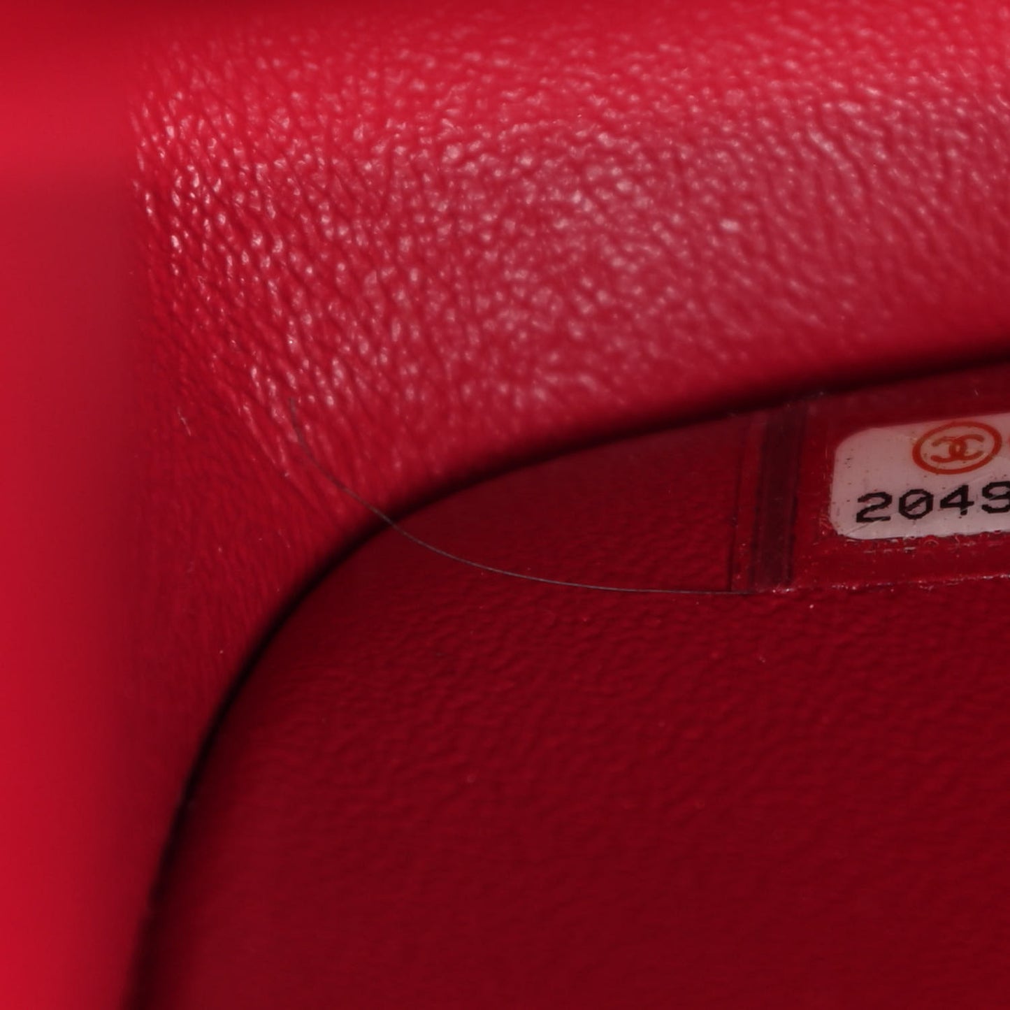 Caviar Quilted Jumbo Double Flap Red