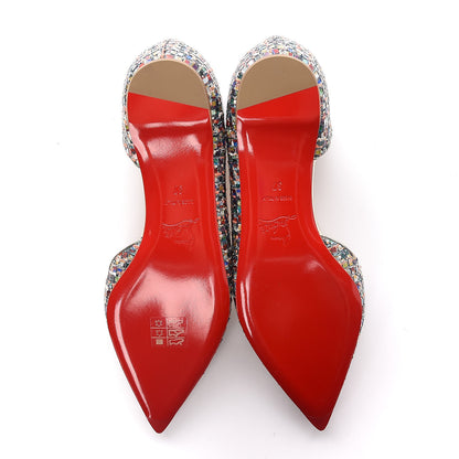Christian Louboutin Tresse Vitraux Specchio Iriza Flats 37 Multicolor 5 of 8