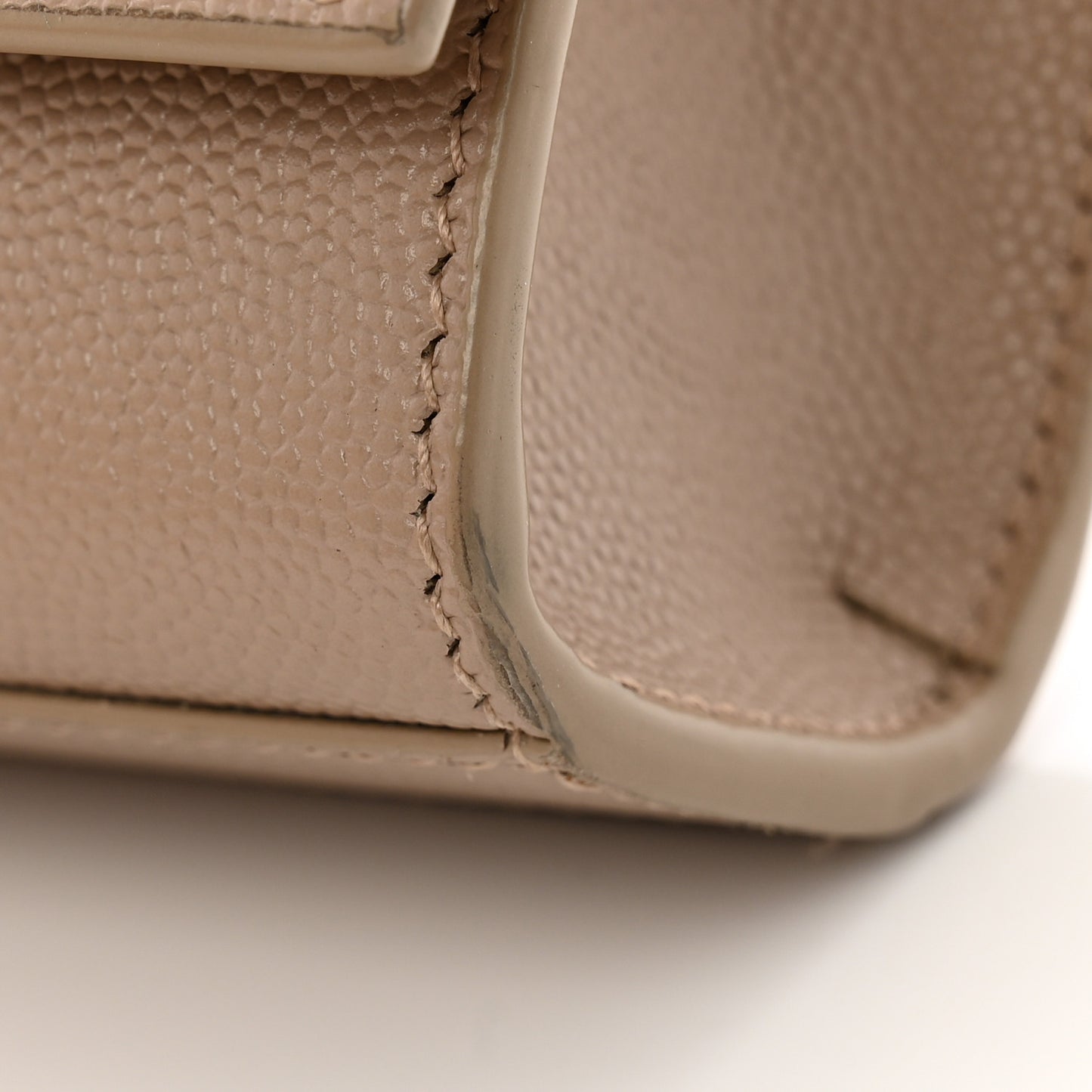 Grain De Poudre Small Monogram Kate Satchel Dark Beige