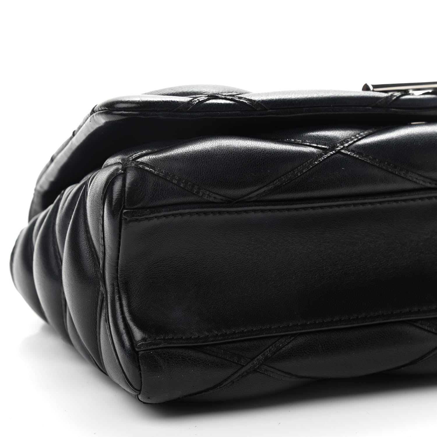 Louis Vuitton Lambskin Malletage GO-14 MM Black 8 of 10