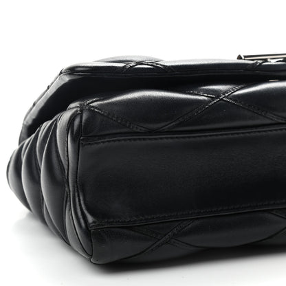 Louis Vuitton Lambskin Malletage GO-14 MM Black 8 of 10