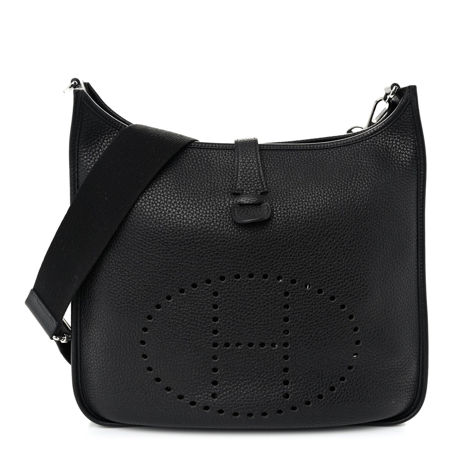 Hermes Taurillon Clemence Evelyne III GM Black 1 of 9