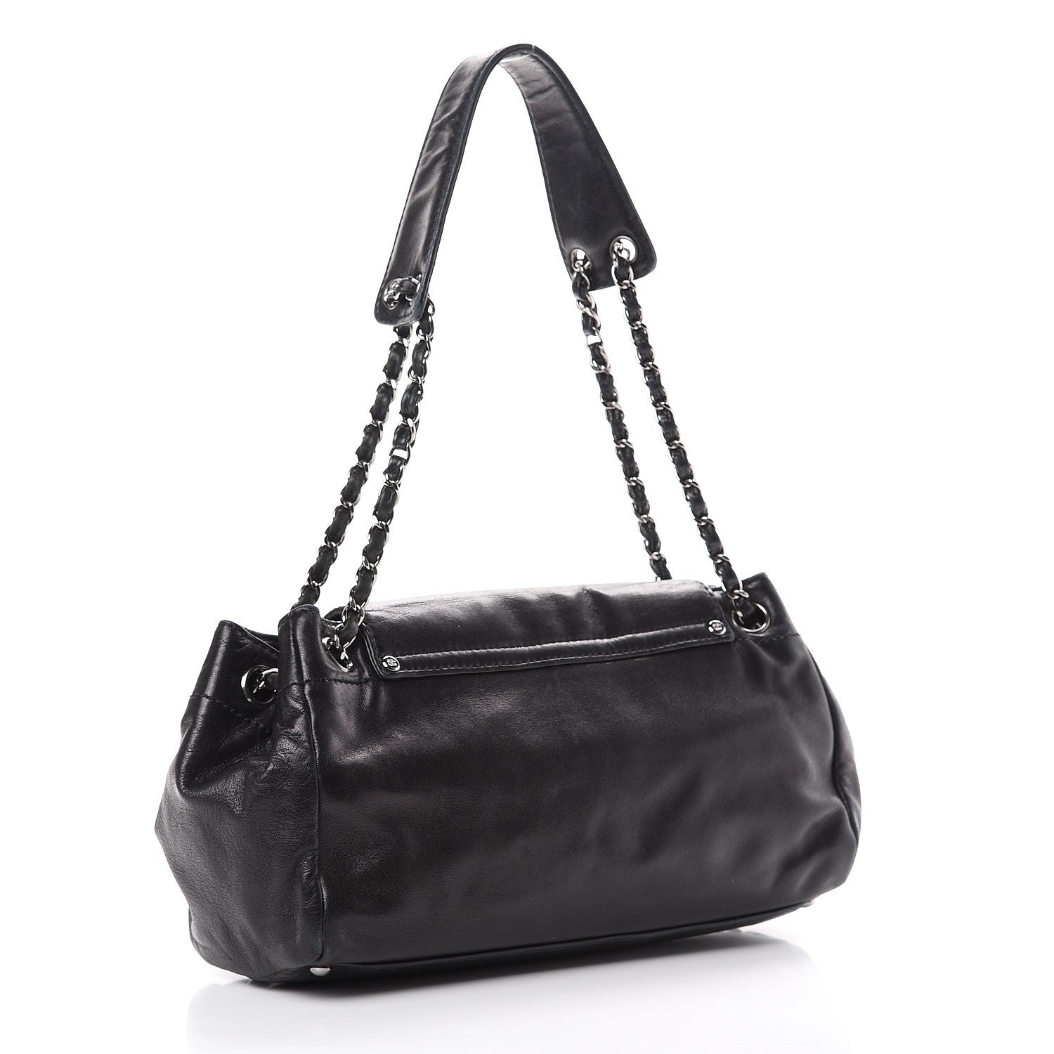 Chanel Lambskin Rock and Chic Shoulder Bag Black 2 of 16
