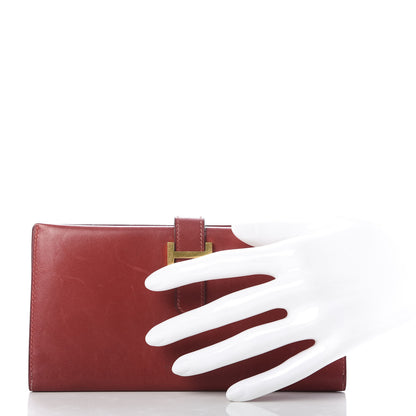 Hermes Box Bearn Wallet Rouge Vif 2 of 8