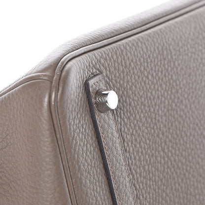 Hermes Togo Birkin 30 Etain 7 of 43