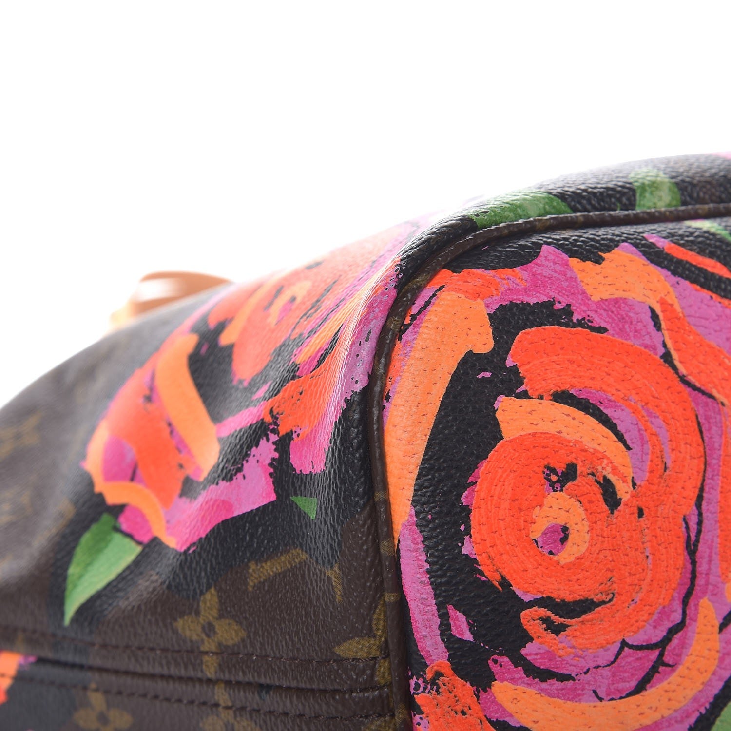 Louis Vuitton Monogram Roses Neverfull MM 11 of 13