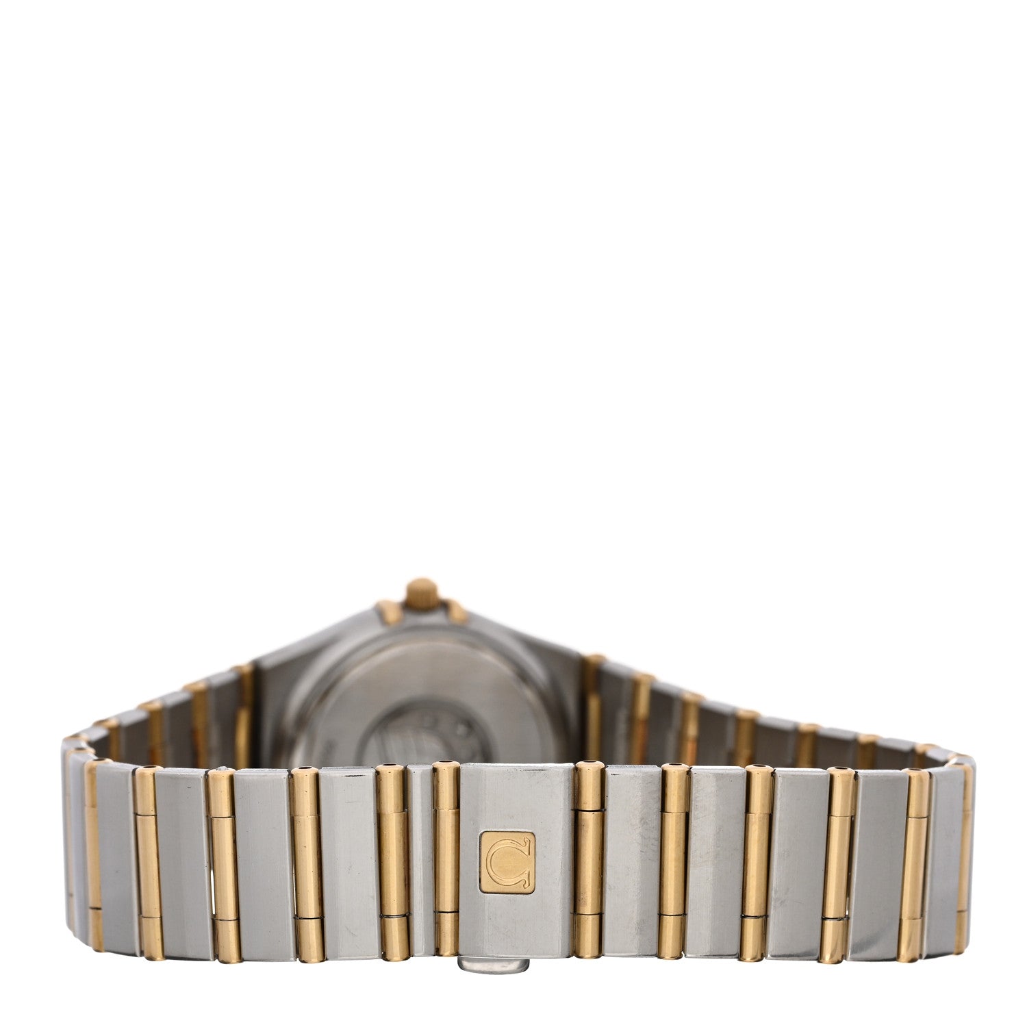 Omega Stainless Steel 18K Yellow Gold Diamond Bezel 25mm Constellation Quartz Watch 1277.30.00 3 of 4