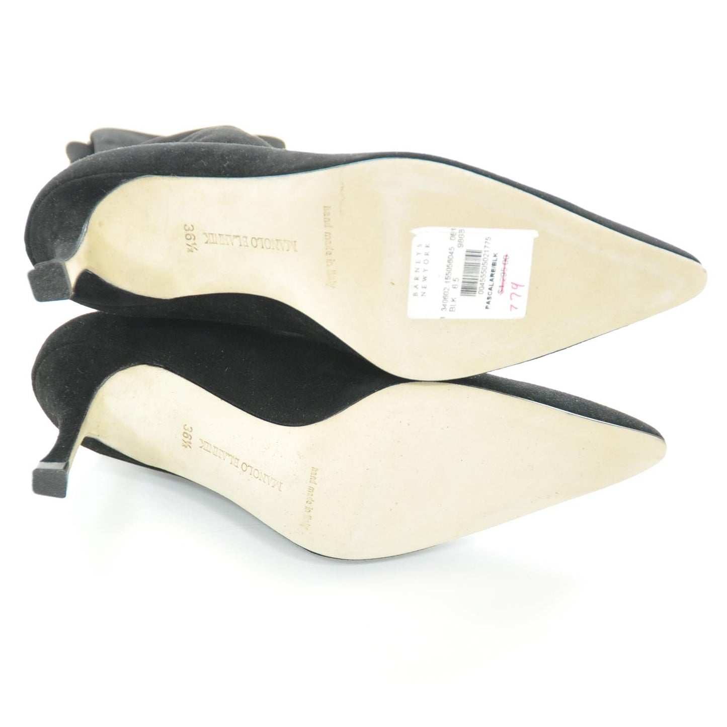 MANOLOBLAHNIKSuedeTallBoots36.5Black