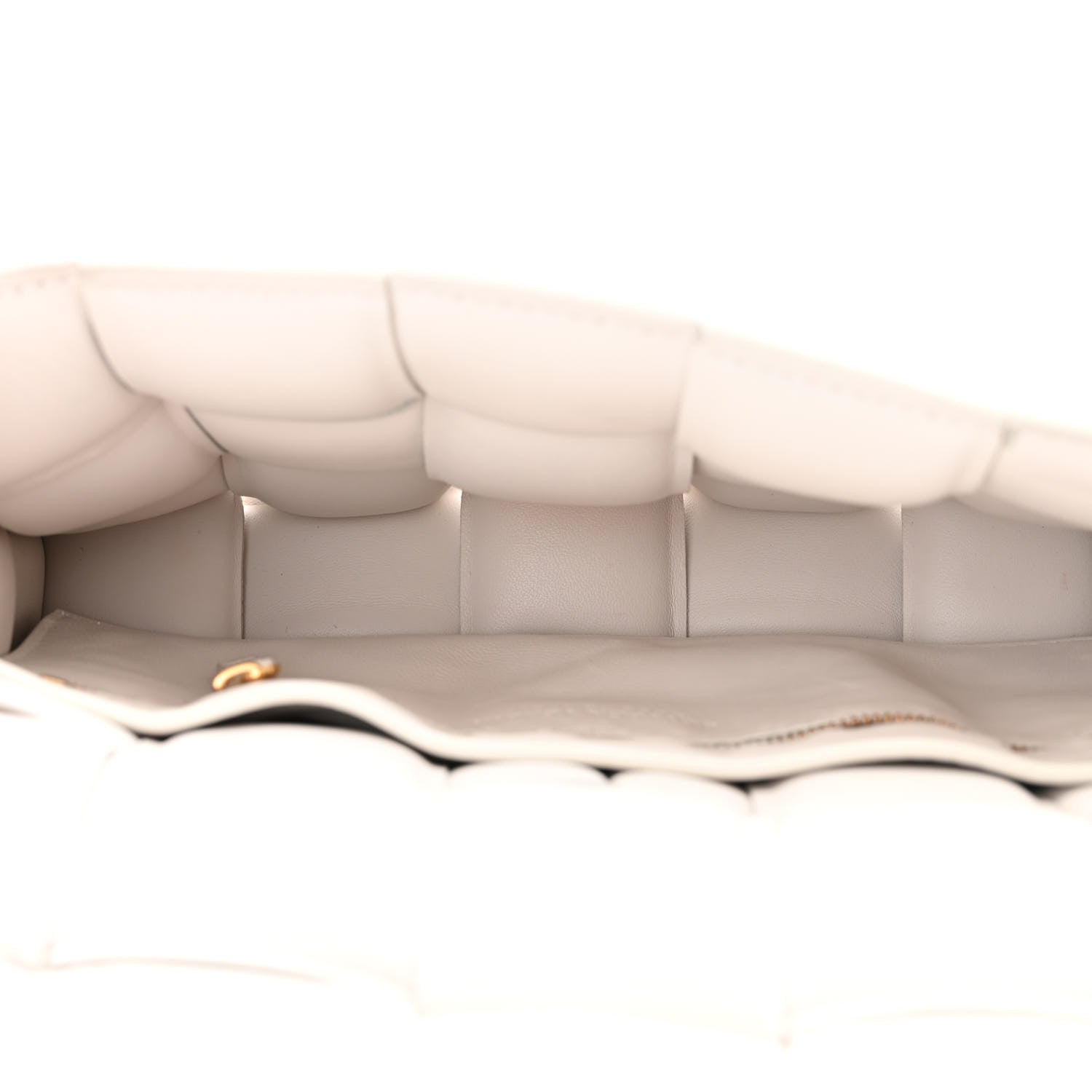 Bottega Veneta Nappa Maxi Intreccio Padded Cassette Crossbody Bag Chalk 5 of 11