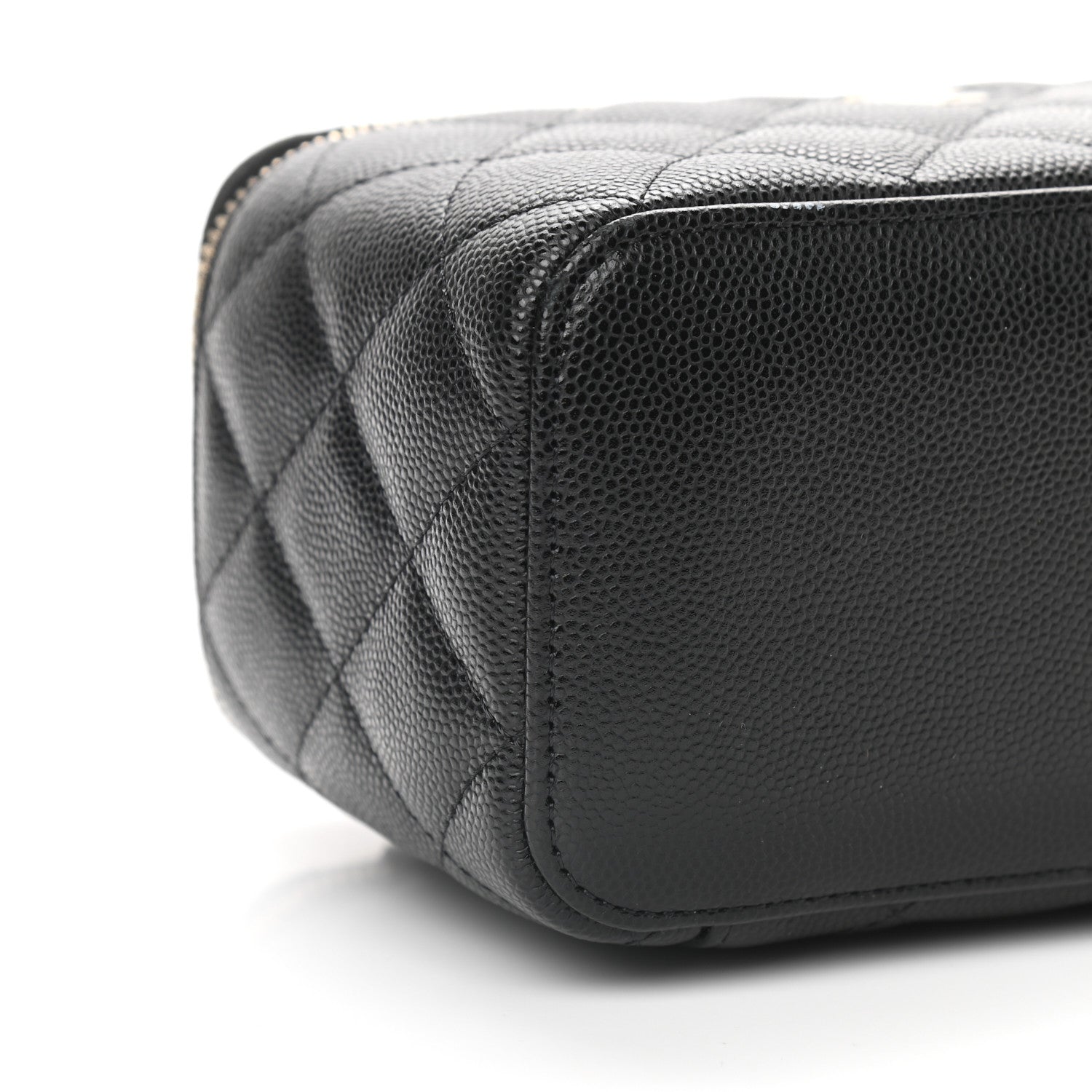 Chanel Caviar Quilted Small Vanity Case With Chain Black 8 of 9