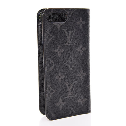 Louis Vuitton Monogram Eclipse iPhone 7 Plus Folio Case 3 of 8
