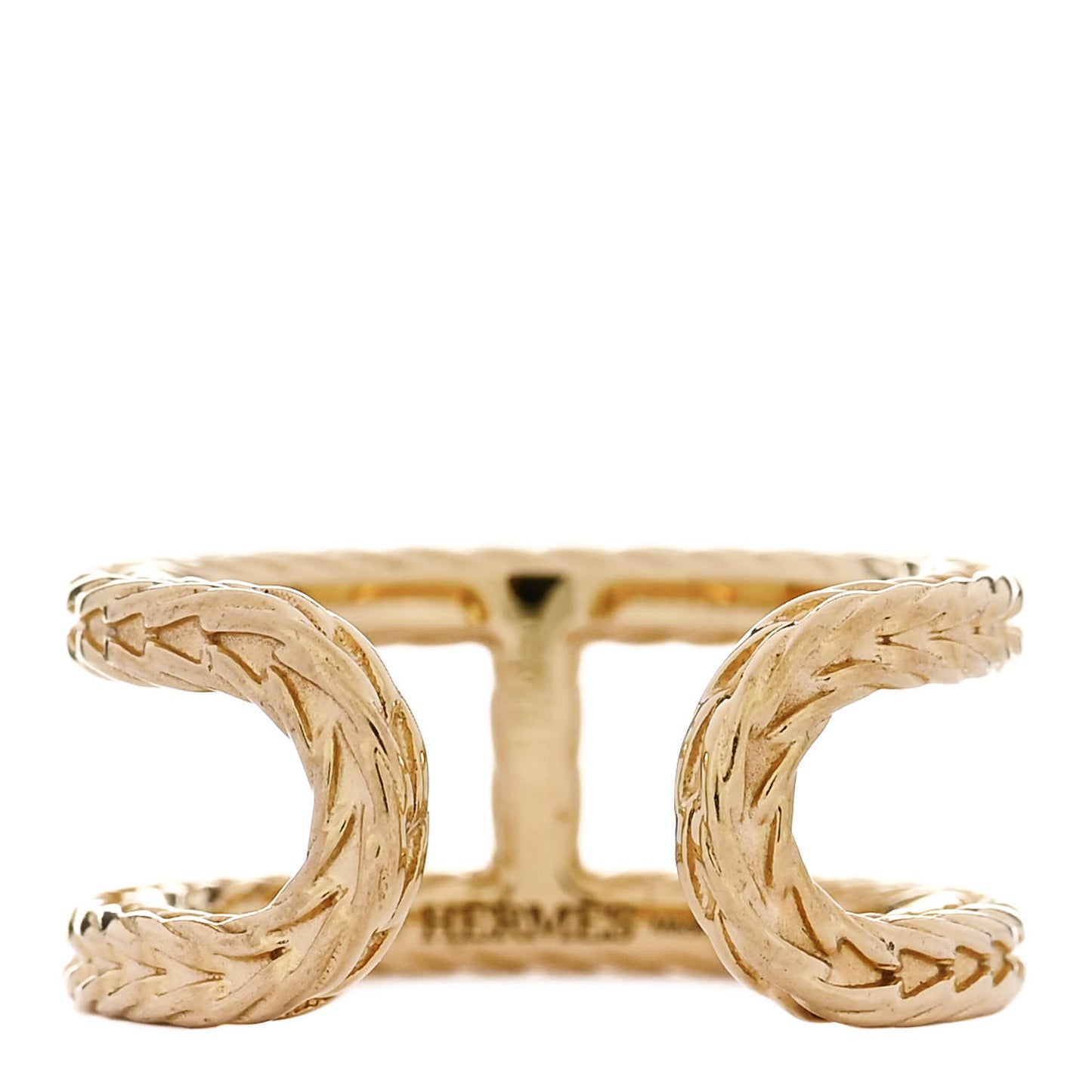 18K Yellow Gold PM Chain d'Ancre Danae Ring 51 5.75
