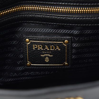 Prada Vitello Daino Shopping Tote Black 6 of 9