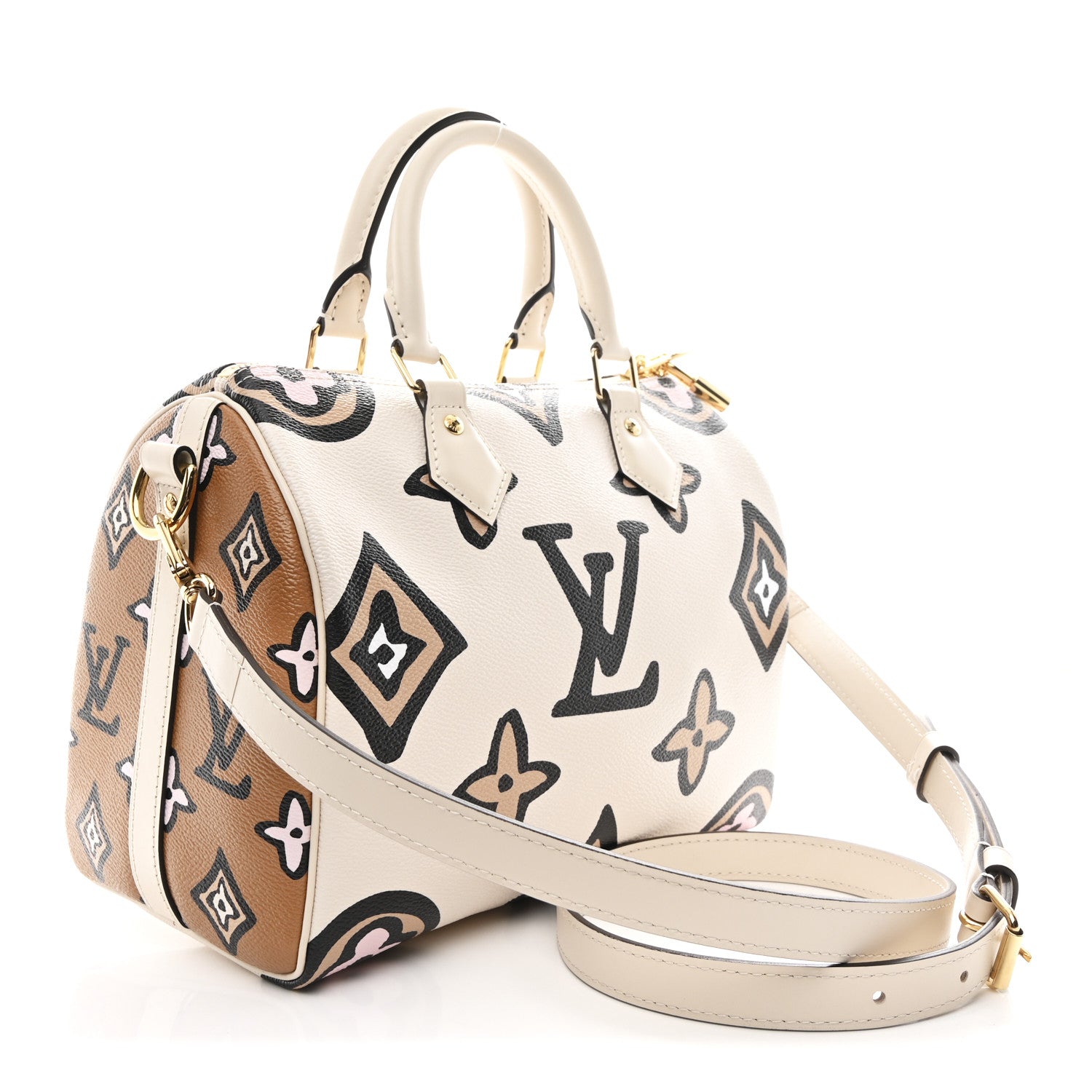 Louis Vuitton Monogram Giant Wild At Heart Speedy Bandouliere 25