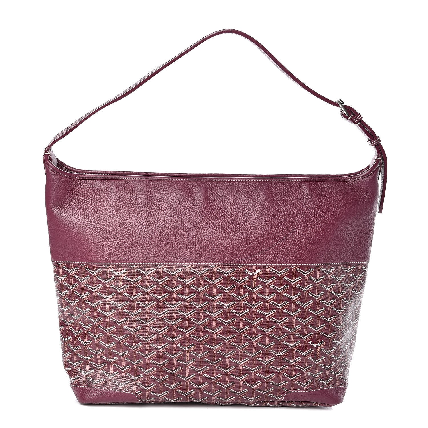 Goyard Goyardine Grenadines Hobo Burgundy 1 of 10