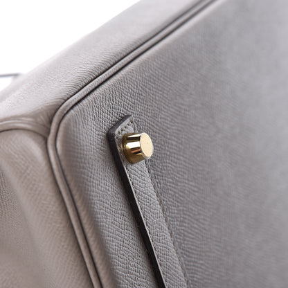 Hermes Epsom Birkin 35 Gris Asphalte 36 of 38