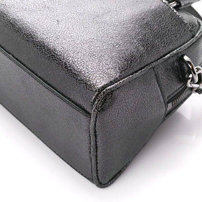 Versace Metallic Calfksin Virtus Small Bowling Bag Grey 11 of 11
