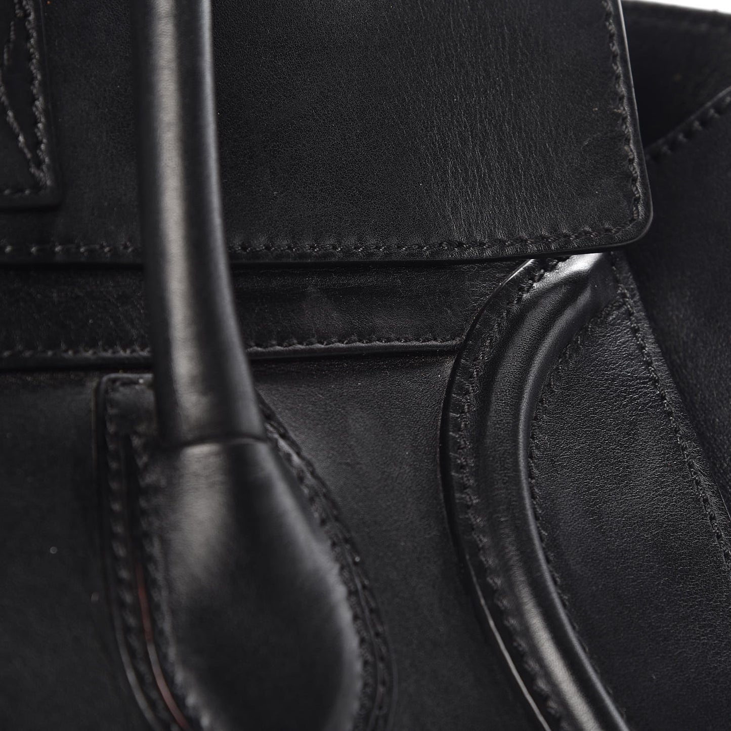Smooth Calfskin Mini Luggage Black