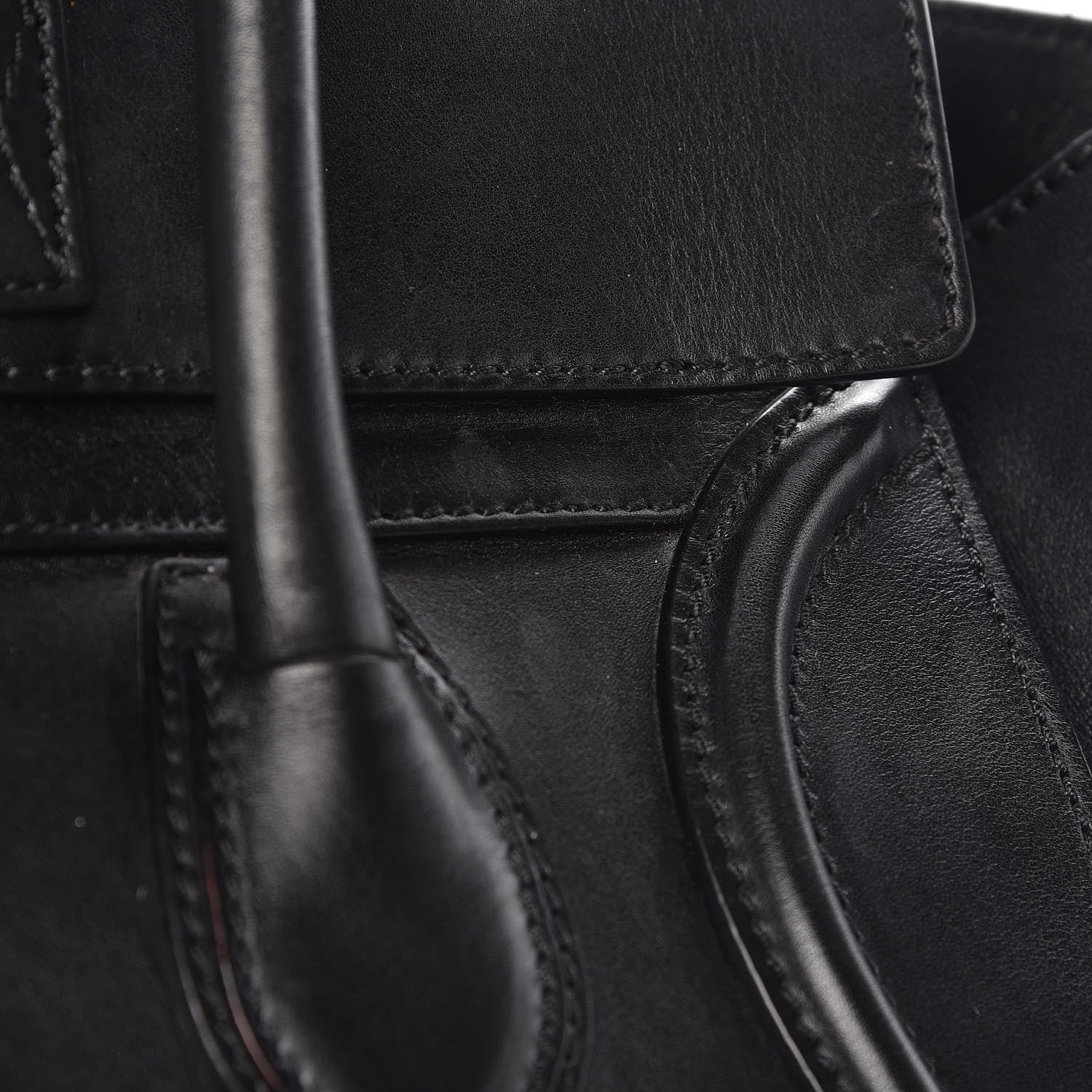 Celine Smooth Calfskin Mini Luggage Black 15 of 19