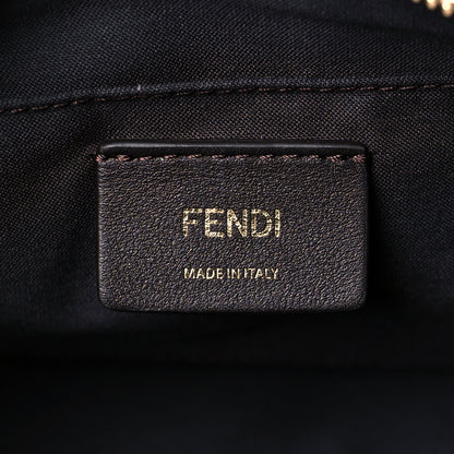 Fendi Vitello King Logo Embossed Mini By The Way Boston Bag Light Rose 5 of 9