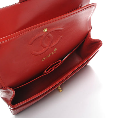 Chanel Lambskin Quilted Medium Double Flap Red 5 of 8