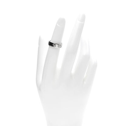 Cartier 18K White Gold 5.5mm LOVE Ring 49 4.75 2 of 4