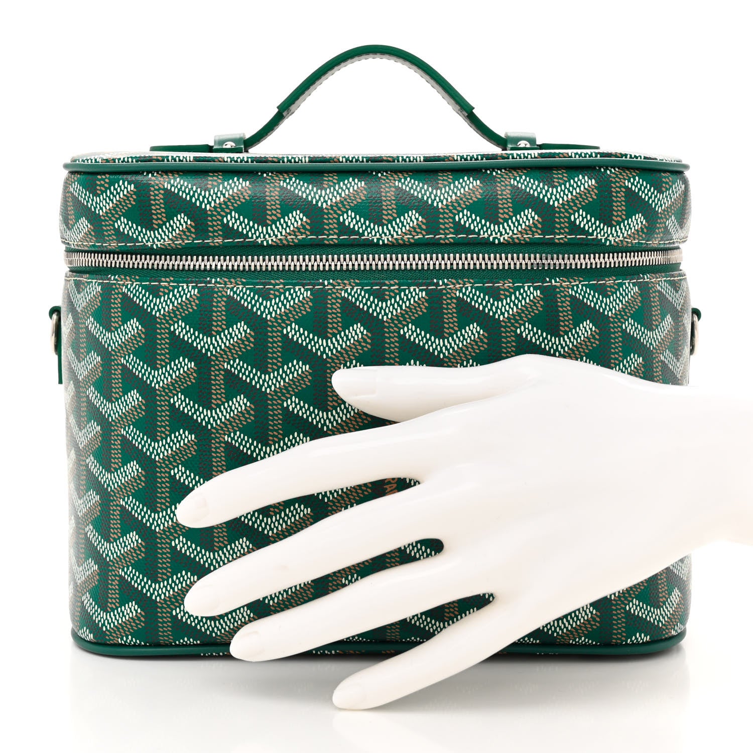 Goyard Goyardine Muse Vanity Case Green 2 of 10