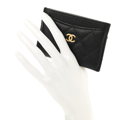 Chanel Caviar Quilted Card Holder Black 2 of 10