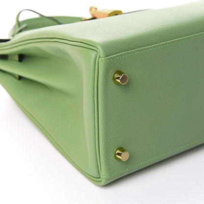 Hermes Evercolor Kelly Retourne 28 Vert Criquet 6 of 11