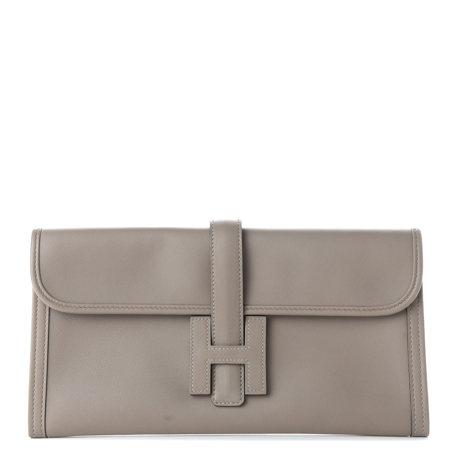 Hermes Swift Jige Elan 29 Clutch Gris Asphalte 1 of 7