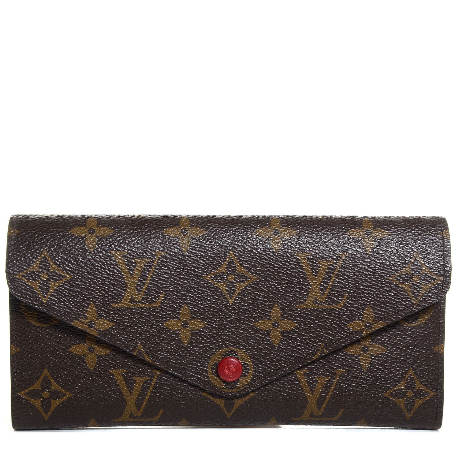 Louis Vuitton Monogram Josephine Wallet Red 1 of 8