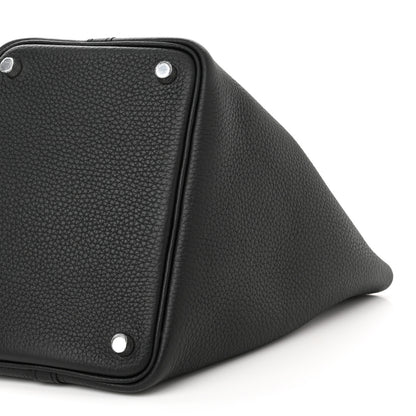 Hermes Taurillon Clemence Picotin Lock 18 PM Black 11 of 12