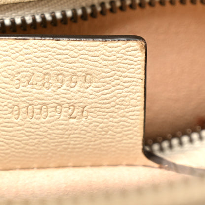 Gucci New Sakai Calfskin Lux Dahlia Chain Shoulder Bag Mystic White 7 of 10