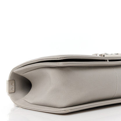 Chanel Caviar Quilted Medium Boy Flap Grey 9 of 11