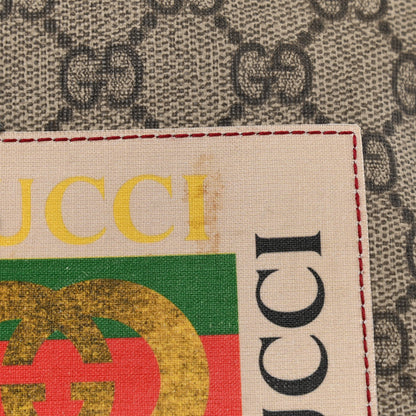 Gucci Soft GG Supreme Monogram Courrier Medium Crossbody Tote Beige New Acero 12 of 12