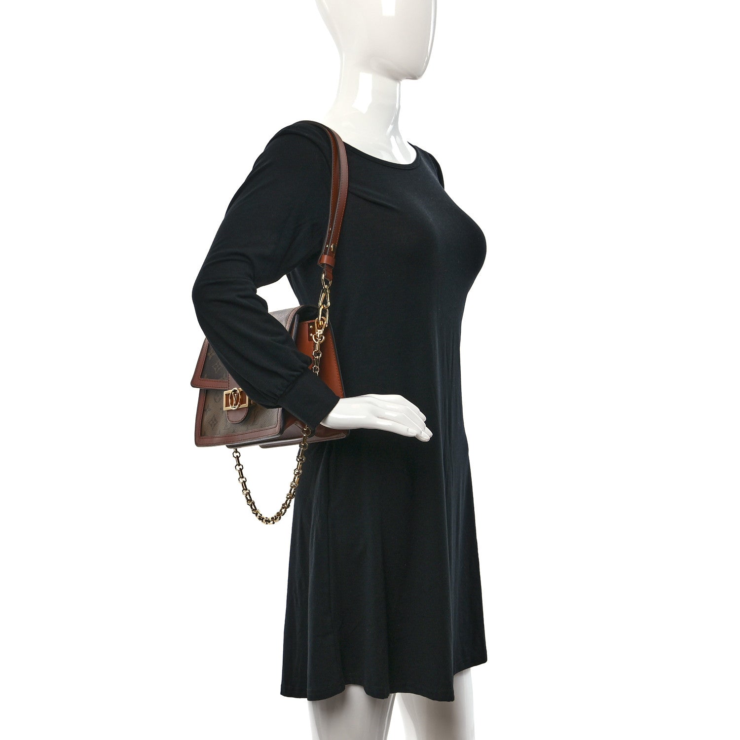 Louis Vuitton Reverse Monogram Dauphine MM 2 of 9