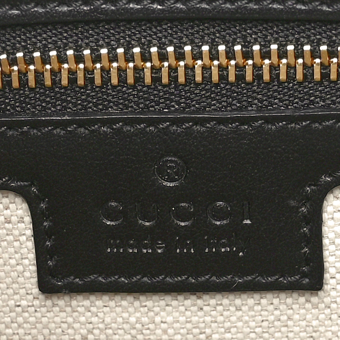 Calfskin GG Matelasse Small Tote Bag Black Natural