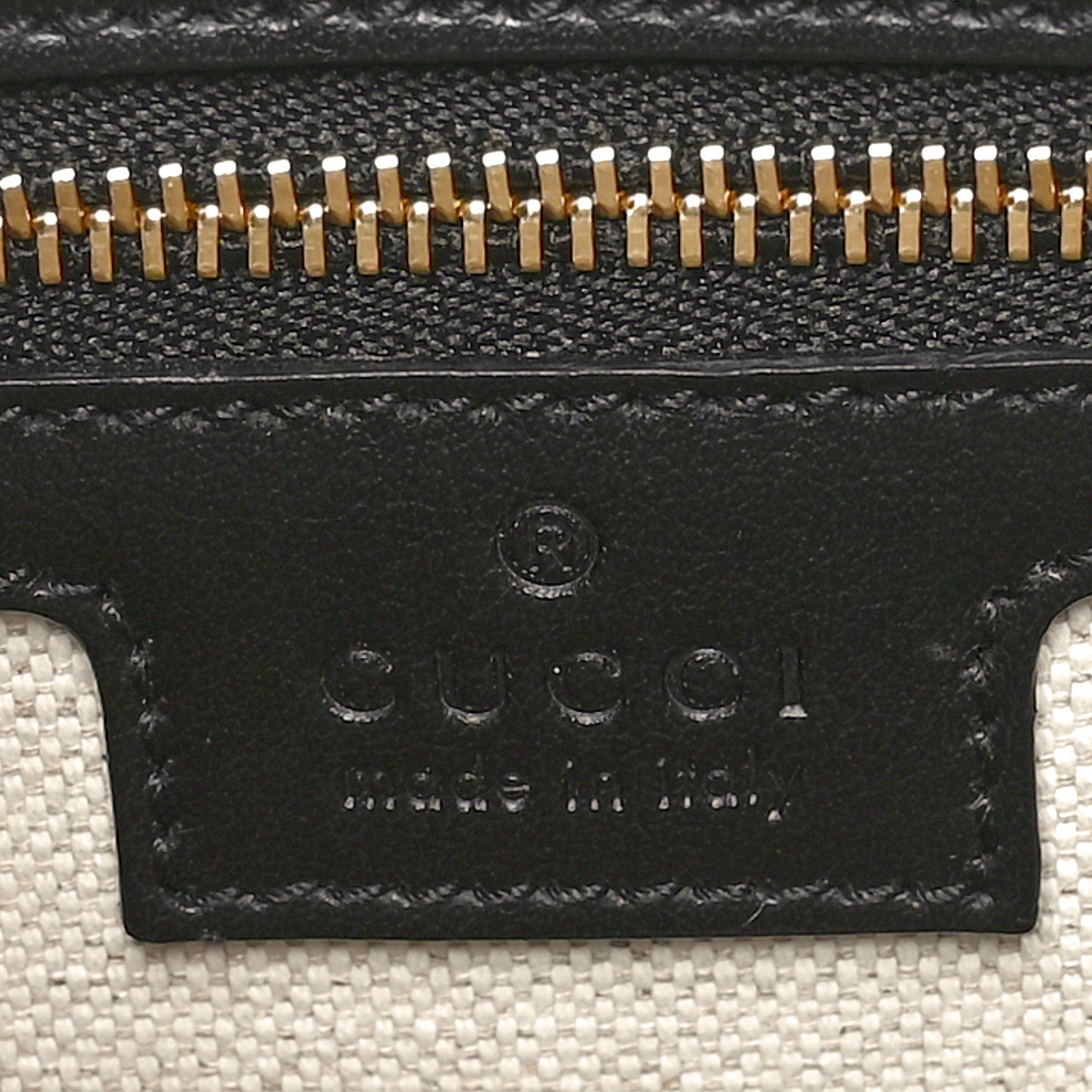 Gucci Calfskin GG Matelasse Small Tote Bag Black Natural 7 of 10