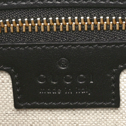 Gucci Calfskin GG Matelasse Small Tote Bag Black Natural 7 of 10