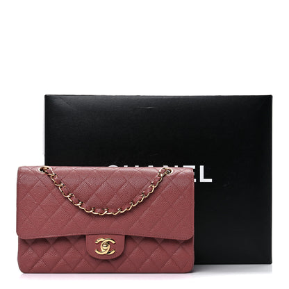 Chanel Caviar Quilted Medium Double Flap Red 14 of 14