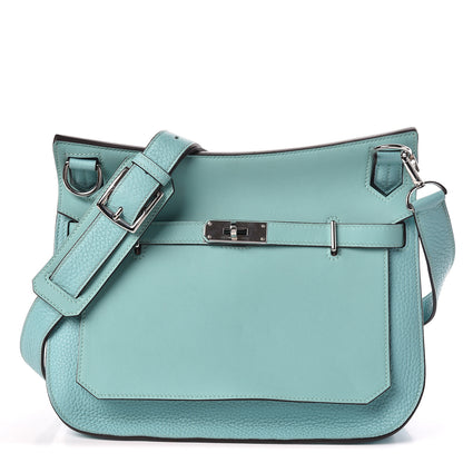 Hermes Swift Taurillon Clemence Jypsiere 28 Bleu Atoll 1 of 15