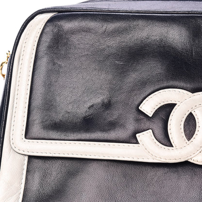 Chanel Lambskin Tassel Camera Case Navy White 16 of 18