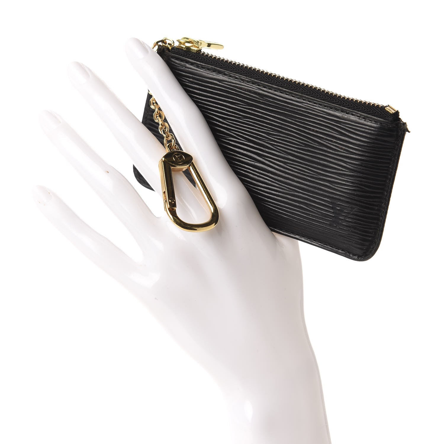 Louis Vuitton Epi Key Pouch Black 2 of 7