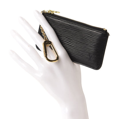 Louis Vuitton Epi Key Pouch Black 2 of 7
