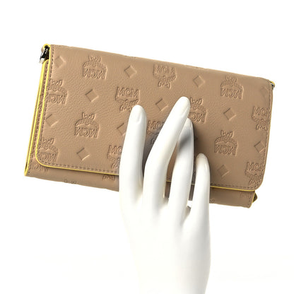 MCM Calfskin Ottomar Wallet On Chain Croissant 2 of 7