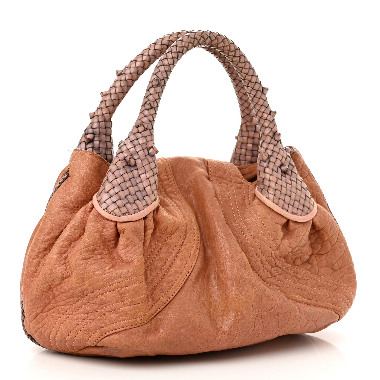 Fendi Crinkled Lambskin Small Spy Rosa Antico 2 of 12
